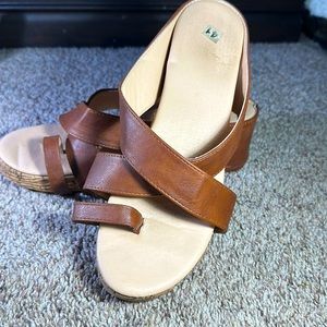 Brown Wedge Sandal